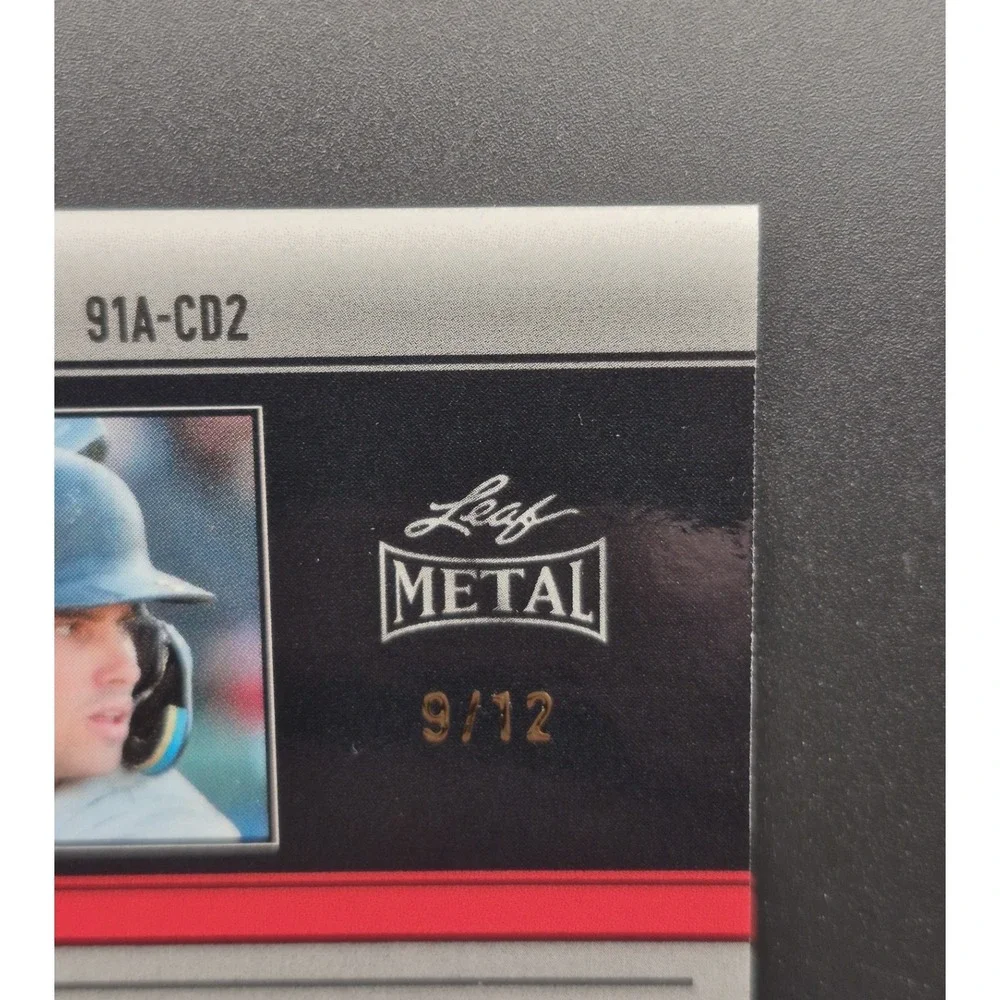 2024 Leaf Metal Baseball Prospect‎ Auto RC #/12 Caleb Durbin 🔥📈